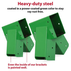 For Swing Set W/ All Hardware 12″ Pair Brand New 1-2-3 A-Frame 2 Brackets