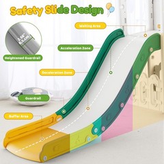 9-in-1 Toddler Slide and Swing Set Kids Indoor Outdoor Playground Playset