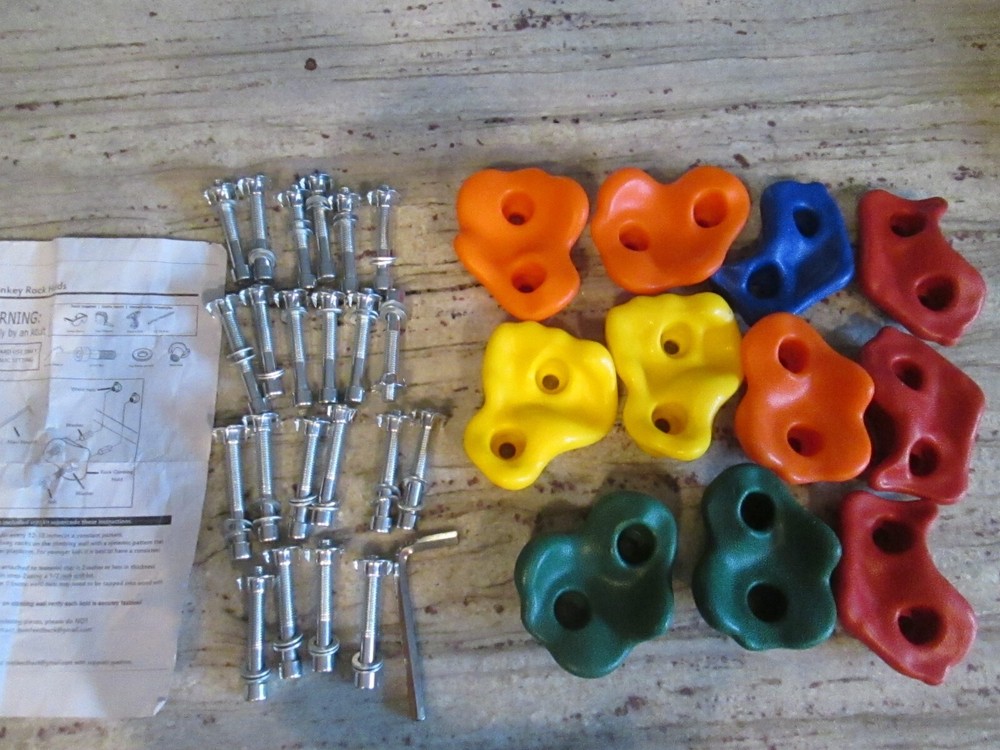 11 Hyponix Climbing Monkey Tree Holders Handles Grips for Play Wall Mountain