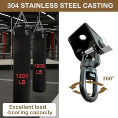 Heavy Duty Swing Hangers,1200 lb Hammock Hanging kit,360°Rotating Swing