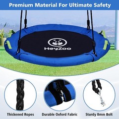 48 inch Tree Swing Larger Saucer Flying Swing Whole Family 900lbs Weight NEW