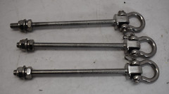 Lot of 3 Bearing Silent Heavy Duty Swing Hanger Permanent Anti-Rust 180° Swing