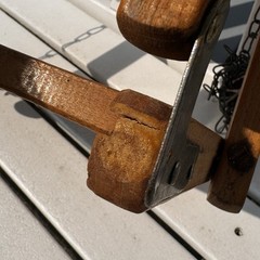 Vintage Swing N Sing Childs Wood Swing Please Read Below