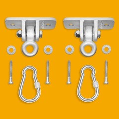 Jungle Gym Kingdom Swing Set Hangers – 2 pack hangers, See Label for Details