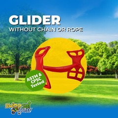 Swing Set Stuff Inc. Glider without Chain or Rope Red 0073-R wood playset seat