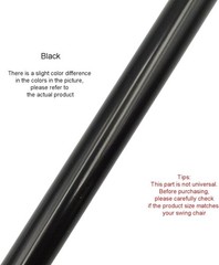 31.5″ Black Metal Round Rods – Essential Replacement for Swing Frames (Set of 2)