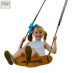 Premium Coated Maple Outdoor Swing, 150 lb Capacity, UV Rope – Ages 4+ Fast Ship