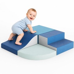 Garvee Foam Climbing Blocks for Toddlers 1-3, 4-Piece Baby Climbing Toys, Ind…