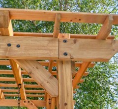 PERGOLA SWING 100% Cedar Adult Family Swing