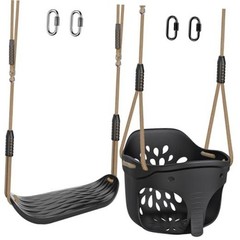 Heavy Duty High Back Full Bucket C:black Bucket Swing With Black Swing Seat
