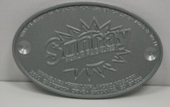 Sunray By Rainbow Swingset Playground Advertisement Aluminum Oval Disc NEW