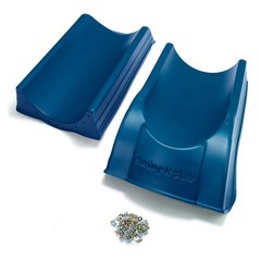 Swing’n’Slide NE 4701 Summit Slide 2Piece Plastic Scoop Slide for 4′ Decks, Blue