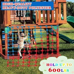 Versatile Heavy Duty Climbing Net for Kids – Includes Carabiners & Storage Bag