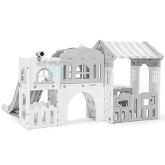 New 9in1 Toddler Slide Climber Playset with Playhouse Indoor Outdoor Playground