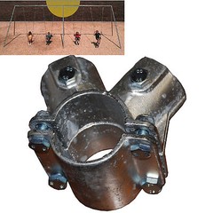 Pipe Swing Set frame Hanger 2 3/8″ Pipe Swing Frame Center Playground Hardware 1