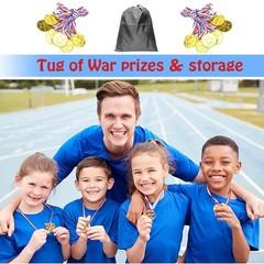 40 Feet Tug of War Rope for Kids and Adults, Outdoor Games Summer Outdoors Ya…