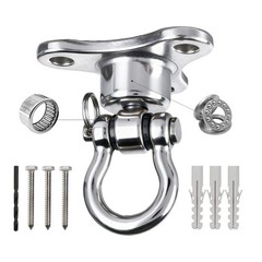 Helffer Heavy Duty Stainless Steel Swing Hanger | 1500 LB Capacity, 360°+180° Sw