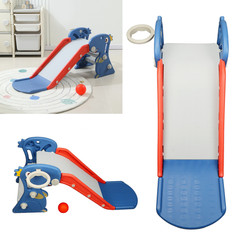 Toddler Indoor Slide for 0 To 3 Years Old Easy Assembly Dinosaur Shape Foldable