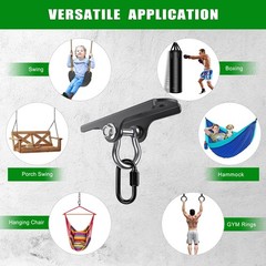 Swing Hanger Heavy Duty Ceiling Swing Mount 1000 LBS Capacity Heavy Bag Hange…