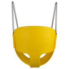 SWING SET STUFF HIGHBACK FULL BUCKET SEAT YELLOW playground fort accessory 0001