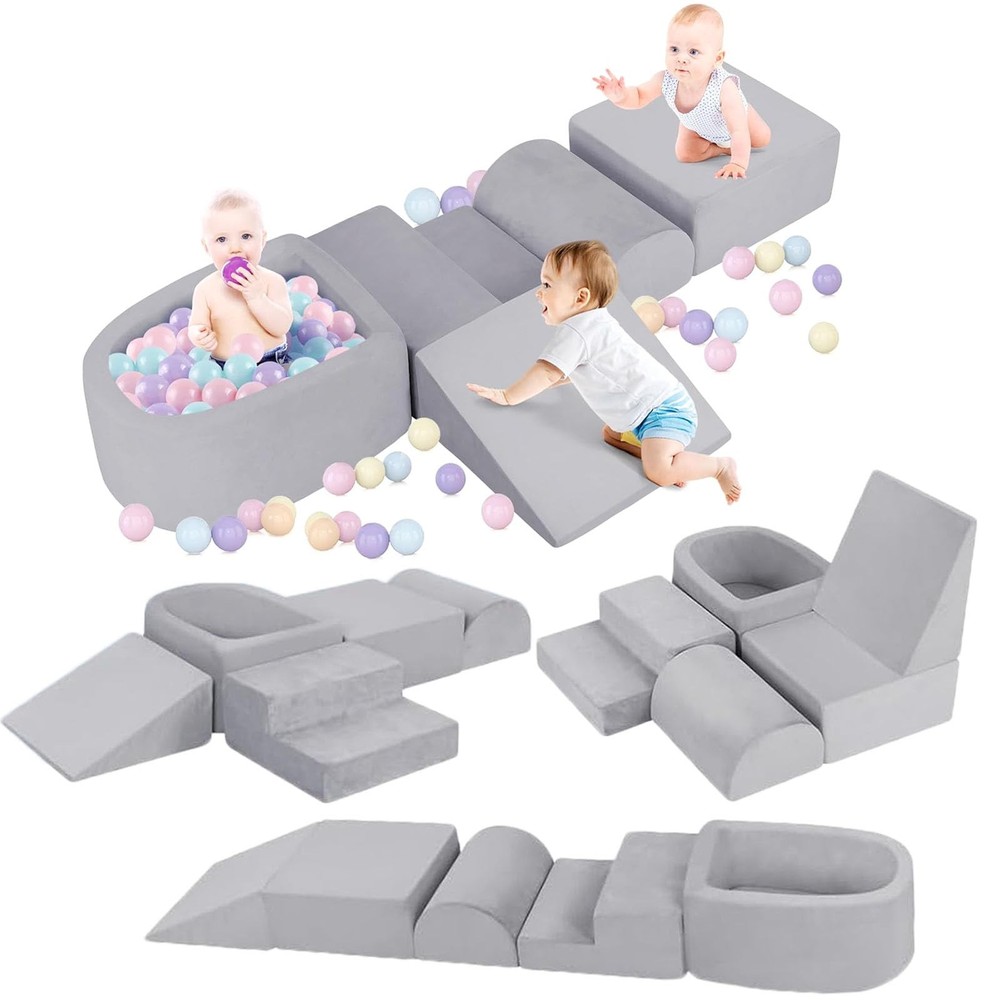 Foam Climbing Blocks for Toddlers 1-3, Toddler Climbing Toys Indoor, Climbing…