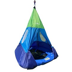 ~ New M & M Outdoor Teepee tree hanging hammock tent swing with Detachable Tent~