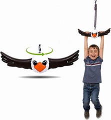 Ninja-Twister Swing Spins Set: Slackline Attachments – 360° Handle Twist-Spin Fl