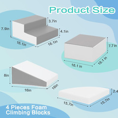 Foam Blocks Climbing for Kids: Toddler Toys for Indoor and Outdoor Fun – Soft PU