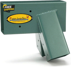 Easy 1-2-3 A-Frame 2 Brackets for Swing Set with All Mounting Hardware, Green