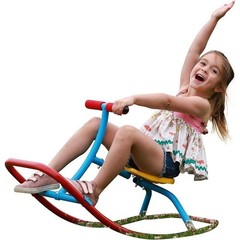 Kids Rocking Horse Seesaw Safe Home Playground Toddler Outdoor Playset 3 5 Years