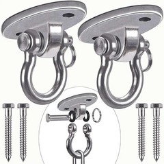 2Pack Heavy Duty Swing Hanger 180° Ceiling Swing Mount 1000 LBS Capacity Heav…