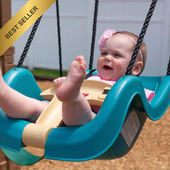 Step2 Infant to Toddler Bucket Swing Seat Backyard Playset Secure Harness 9M-3Y