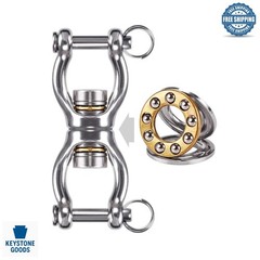 Heavy-Duty Silent Bearing Swing Swivel for Tire & Rope Swings, 770LB Capacity