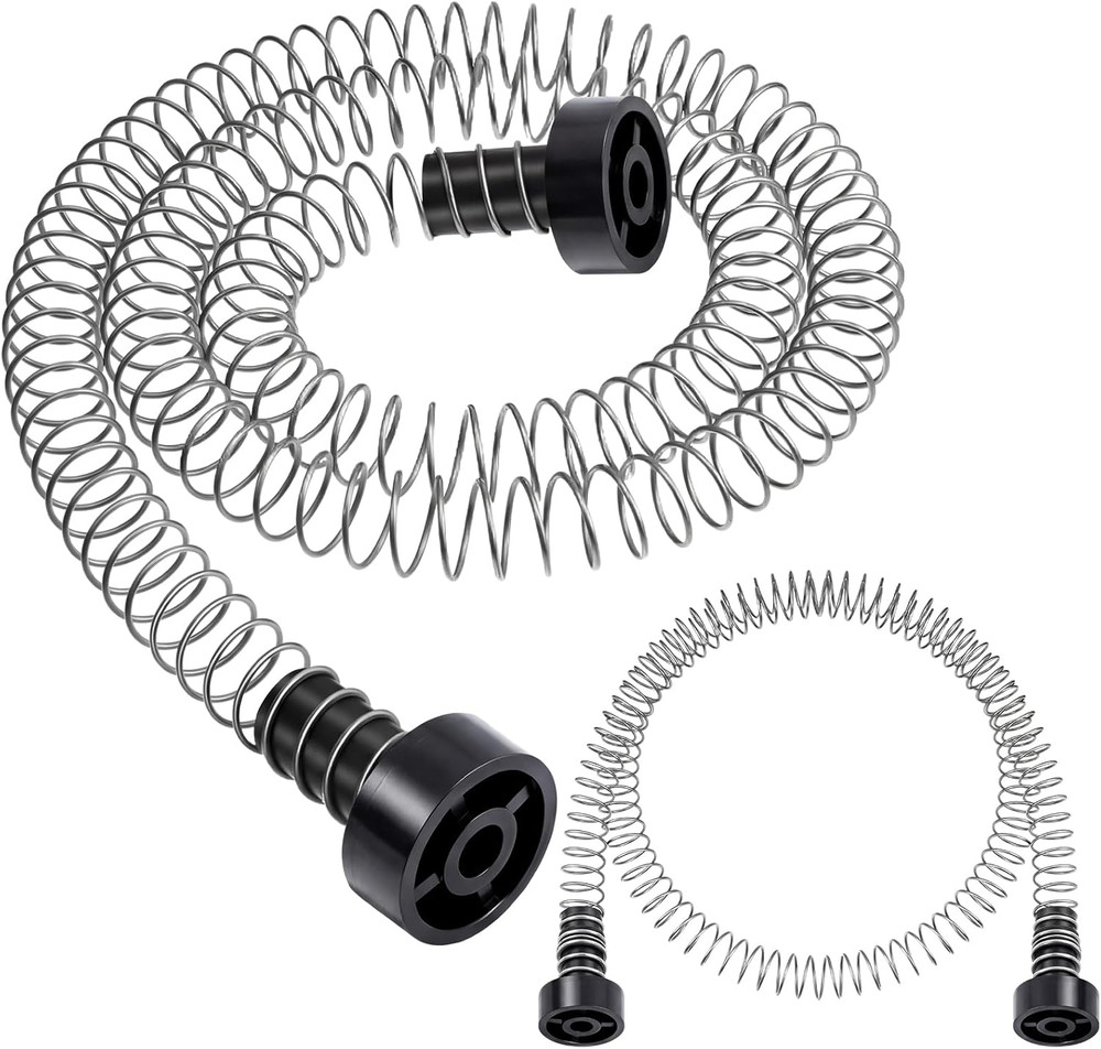 2 Pcs Heavy Duty Stainless Steel Zipline Spring Brake 5.3 Ft Long Zipline Stoppe