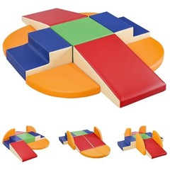 TODIBY 9 Piece Climbing Foam Blocks Soft PU Leather