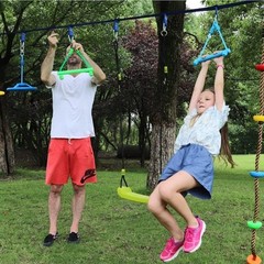3-Pack Kids Ninja Monkey Bars – Trapeze Swing Bars for Ninja Obstacle Course