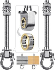 2Pcs Heavy Duty Swing Hangers with Bearings Stainless Steel Swing Hardware fo…