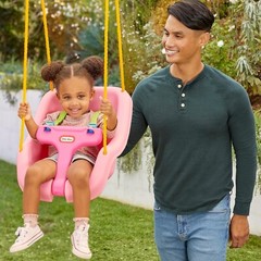 Little Tikes 2-in-1 Snug ‘n Secure Swing, Pink