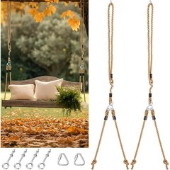 Adjustable Swing Rope Kit W/ Claws Easy Installation Safe Indoor Outdoor