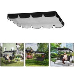 Patio Swing Canopy 420D Waterproof UV Green 65″x45″