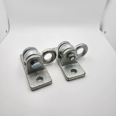 Gorilla Playsets Swing Bar Hangers Silver w/Hardware Pair 11-4012/11-0091 (2x)