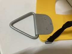 Tot Half Bucket Rubber Swing Seat w/ Safety Strap