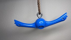 Ninja-Twister Swing Spins Set: Slackline Attachment 360° Handle Blue Playground
