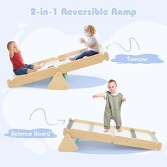 7-in-1 Climbing Triangle Set for Toddlers – Foldable Montessori Gym, Adjustable