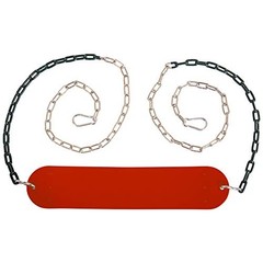 Jack & June Belt Playset Swing with 80” Chains Made for 5’ and 6’ Deck Red