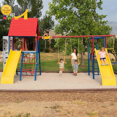 Lifetime Big Stuff Deluxe Swing Set Playset Primary