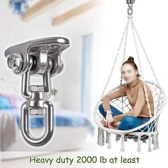 Set of 2 Heavy Duty Swing Hangers Stainless Steel 304, Double Protection Desi…