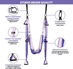Home & Outdoor Swing Set | Easy Setup, 600Lb Capacity, Carrying Bag Included