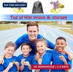 40 Feet Tug of War Rope for Kids and Adults, Outdoor Games Summer Outdoors Yard
