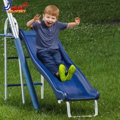 Metal Swing Set with 2 LED Swing Seats Super Disc Swing & Wave Slide FREE SHIPP